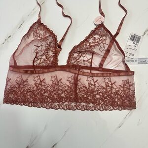 Forever 21 Red Lace Bra Intimates